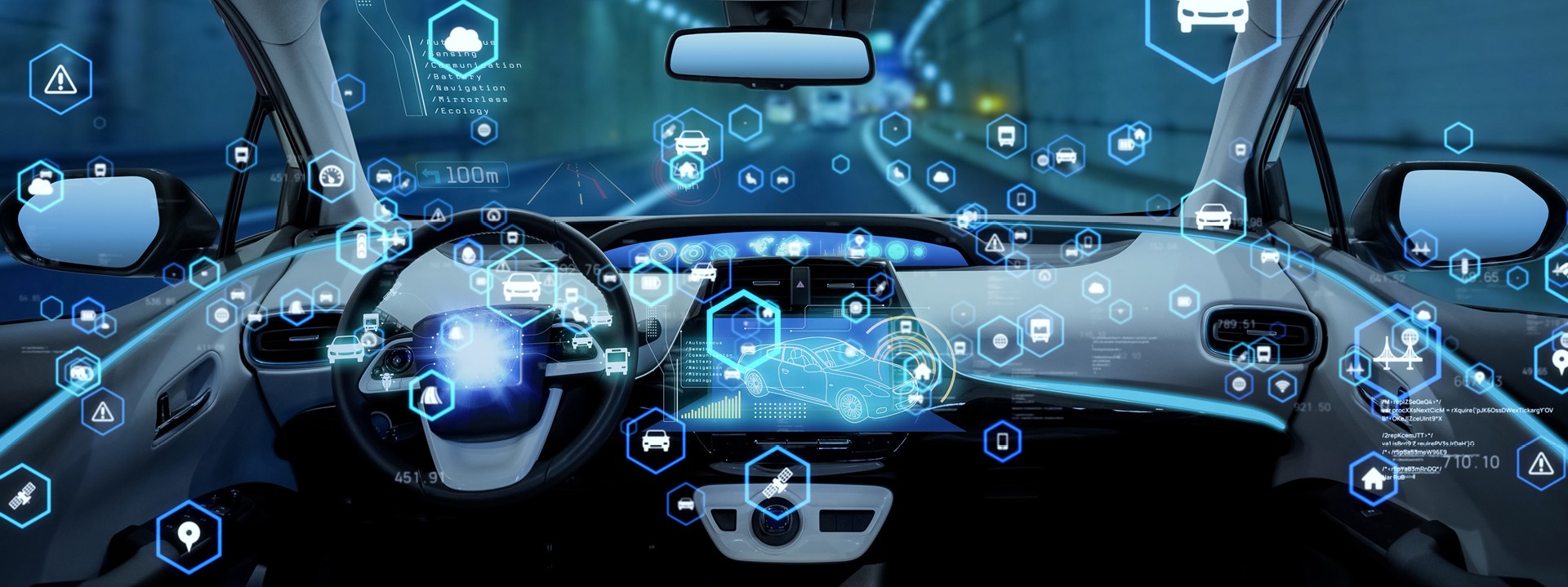 Radio streams and data flows in the vehicle cockpit 