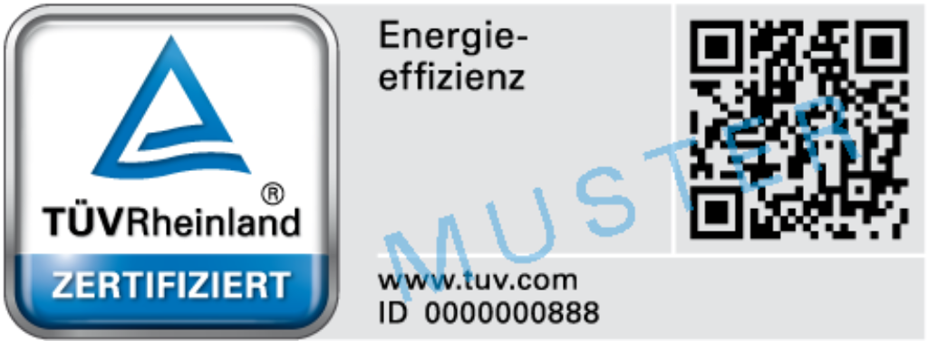 TUV Rheinland Test Mark Energy Efficiency