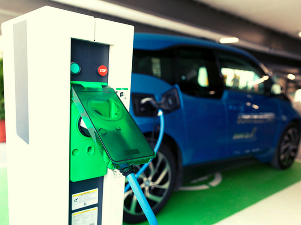 Punto de recarga de vehículo electrico